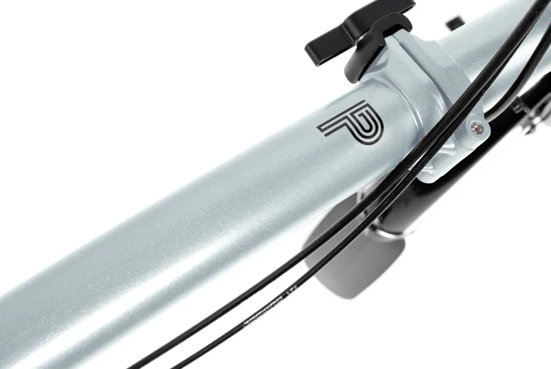 Brompton P Line Explore 12 Speed Folding Bike 2025 in Lunar Ice-7